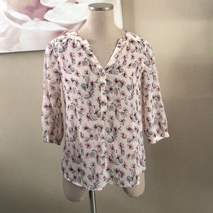 Scotch Soda Shirt Womens Floral Popover Maison Scotch Wanderlust